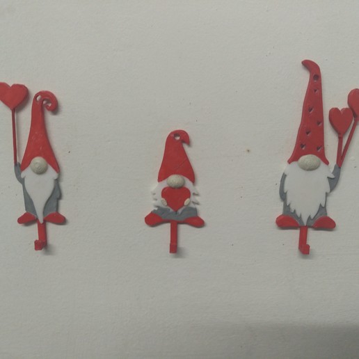 santa aile kanca ev hooks mutfak banyo depolama 3D print model - Mito3D