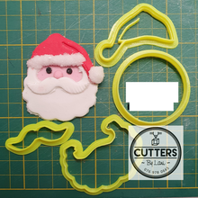 santa papa noel claus de navidad la herramienta formación hielo royal hornear cortador cookie fondant cláusula 3d print model - Mito3D