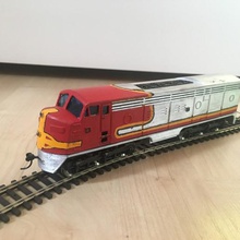 f - serisi birim ölçek model tren ho 1 87 santa fe süper şef oyun mekanik oyuncaklar 3d print model - Mito3D