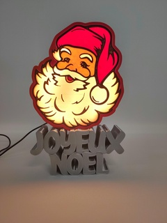 santa lamp Home christmas 3d print model - Mito3D
