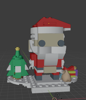 Santa Lego Flugzeug Boot Noel Kalender Schnee Geschenk Advent Brickheadz Chalet claus klaus Weihnachtsmann Nussknacker Pinguin Rentier Tanne Baum 3d print model - Mito3D