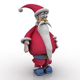 Père Noël jouet Jeu claus joyeux 3d print model - Mito3D