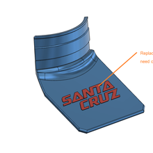 santra cruz blur mud guard tool santracruz Schlamm 3d print model - Mito3D