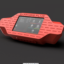 sapphire pro waveshare 5 dsi display case 3d print model - Mito3D
