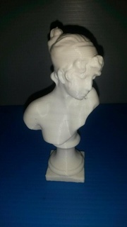 sappho buste grec poète art sculptures bustes 3d print model - Mito3D