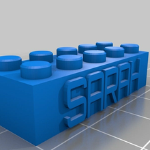 Sarah angepasst Konstruktionsspielzeuge 3d print model - Mito3D