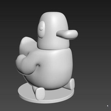 sarah duckduck jogo sarah&pato animais dos desenhos animados a casa decoração 3dp 3dprint 3dmodel 3d print model - Mito3D