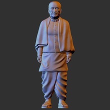 sardar patel a arte indiana escultura estátua unidade 3d print model - Mito3D