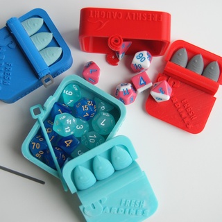 sardine tin dice holder sewing kit shaming guardian display d&d ttrpg goblin cute funny prison 3d print model - Mito3D