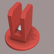 fascia morsetto pad magnete attrezzo utensili lavorazione legno mano 3d print model - Mito3D
