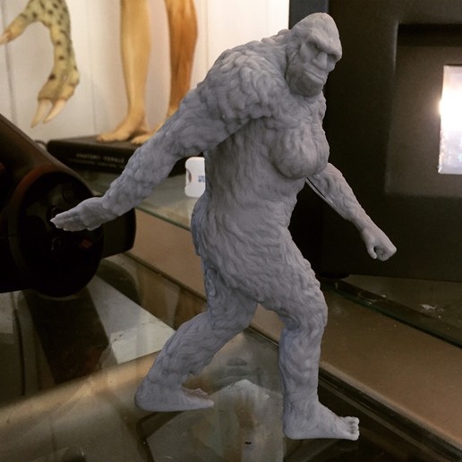 sasquatch Kunst bigfoot yeti Abbildung 3D print model - Mito3D