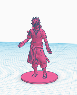 Sasuke 3d print model - Mito3D