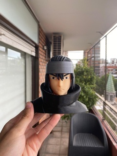 Sasuke uchiha naruto dividido cores 3d print model - Mito3D