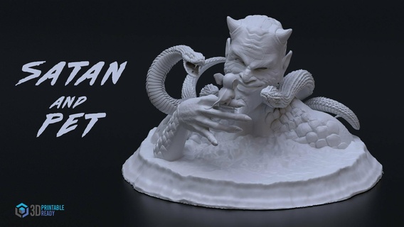 Satana animale domestico 3d print model - Mito3D