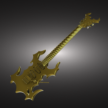 satânico violão 3d print model - Mito3D