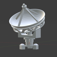 satellite dish 3d print model - Mito3D