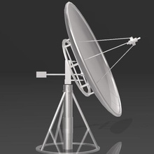antenne parabolique divers tv plat satellite 3d print model - Mito3D