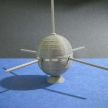 Satellit dong Fang Hong 1 Physik Astronomie 3d print model - Mito3D