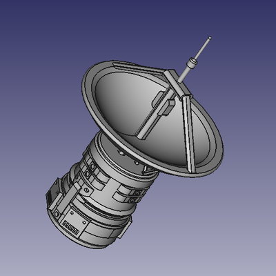 satélite estación prototipo concepto misil crucero astronave espacio aeronave cohete aire 3d print model - Mito3D