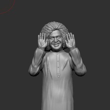 satya sai Baba guru Tanrı 3d print model - Mito3D
