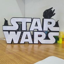 satrwars luminária jogos Estrela guerras Guerra Estrelas Lucas Skywalker darth Vader Hans só r2d2 asa escrivaninha 3d print model - Mito3D