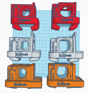 satsana se fanduct magna wanhao d12 3dprinter parts helbot 3d print model - Mito3D