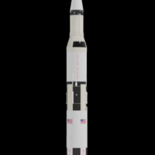 saturn rocket space ariane x 3D print model - Mito3D