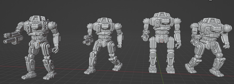saturn Game american_mecha mech mecha battletech mechwarrior robot 3d print model - Mito3D