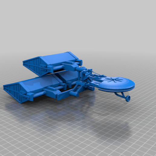 saturno 3 transporte civil juego de juguete cargoship carga babylon5 babylon 5 babilonia 3D print model - Mito3D