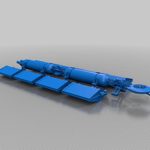 8 sivil taşıma Satürn oyun oyuncak ulaşım gemi kargo babylon5 babylon 5 3D print model - Mito3D