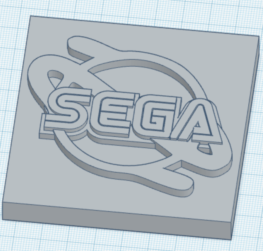 Saturno gm carro distintivo sega jogos logotipo automotivo sônica Nintendo sony 3D print model - Mito3D