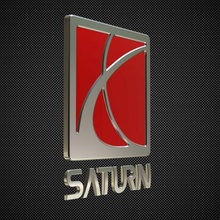 Satürn logo çeşitli oto avto araba amblemi model 3d bölüm araç logoları ayrıntılı yüksek sumbol şirket marka yazdırılabilir baskı yeni yazıcı çıktısı basılmış stl dosya n 3d print model - Mito3D