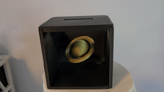 Saturne magie porcin banque Yeggi 3d print model - Mito3D