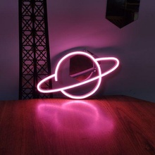 Satürn neon Led 3d print model - Mito3D