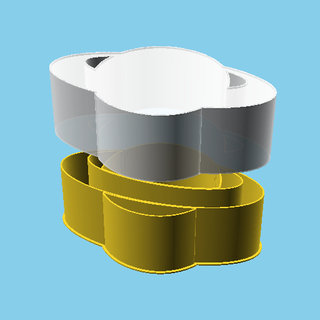 saturn nestable box v1 thing 3d print model - Mito3D