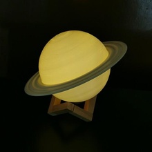 saturno réplica 100 Saturno lámpara lampara 3d print model - Mito3D