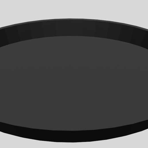 saucer 10 cm radius 3D print model - Mito3D