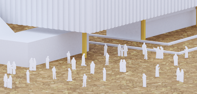 saudi human figure 1-100 scale Architecture architecture 1:100 arab 3d print model - Mito3D