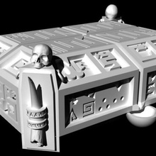 sáurio altar sacrifícios homem lagarto Descontando diorama 3d print model - Mito3D