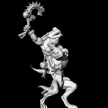 saurio escinco lisiado héroe xikuchal hombres lagarto serafón lagartija eslizones resbalones guerreros grupo 3d print model - Mito3D