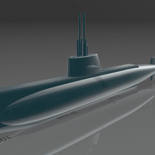 sauro class submarine conventional italian marina military model nautical underwater vehicles 3d print model - Mito3D