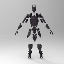 sauron armor - complete art models shadow war lotr lord rings jrr tolkien game dark costumechallenge2017 cosplay completely printable 3d print model - Mito3D