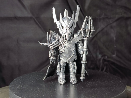 sauron lord of rings compatible playmobil mr diorana 3d print model - Mito3D
