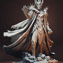 Sauron senhor argolas 3d print model - Mito3D
