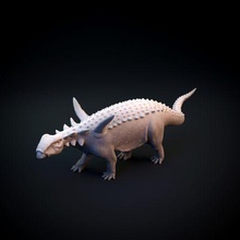 sauropelta gratuito modello arte dino dinosauro anchilosauride nodosauride nodosaurus rettile lucertola preistorico giurassico estinto creatura animale dnd dominazione miniatura figura figurina miniature 3d print model - Mito3D