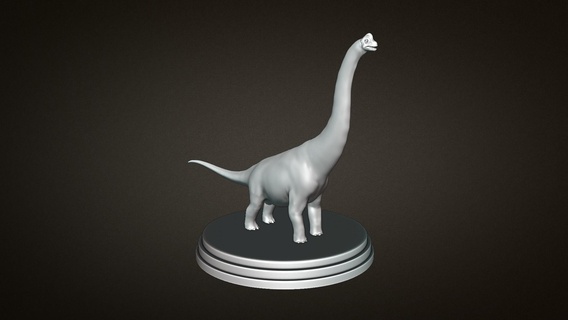 sauroposeidon dinosaur 3d printing toy print model toys 3d print model - Mito3D