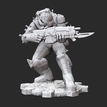 salvaje zumbido engranajes guerra 3d modelo stl expediente impresión juego langosta diente figura figurilla miniatura estatua personaje 3d print model - Mito3D