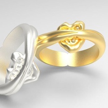 wild Mund Schmuck Ring Zähne Zahn Diamant Fingerring Mode Ornamente beißen 3d print model - Mito3D