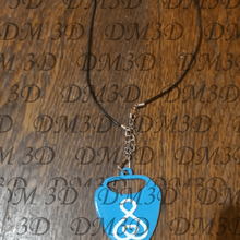save two lives pro-life jewelry key ring pendulous pendant 3d print model - Mito3D