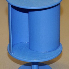 savonius de la turbina viento juego juguetes mecánicos 3d print model - Mito3D